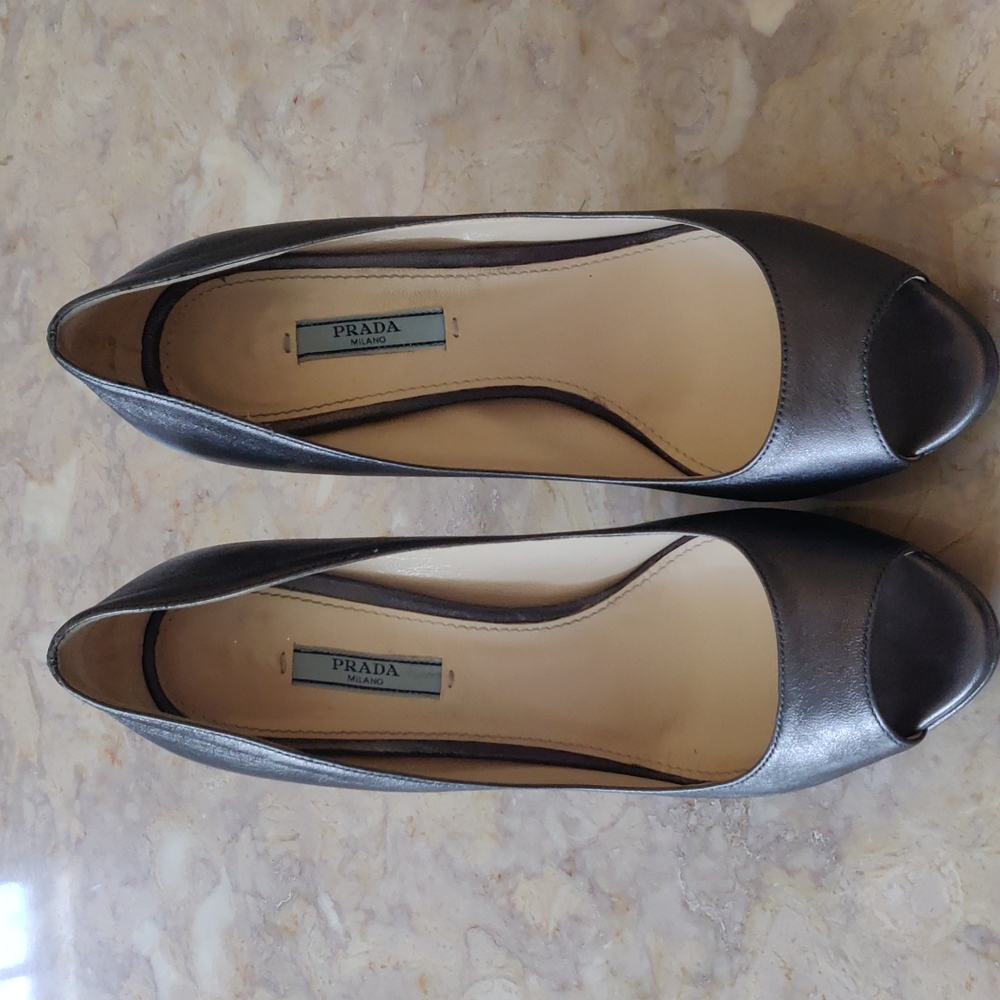 Prada Peep Toe Heels